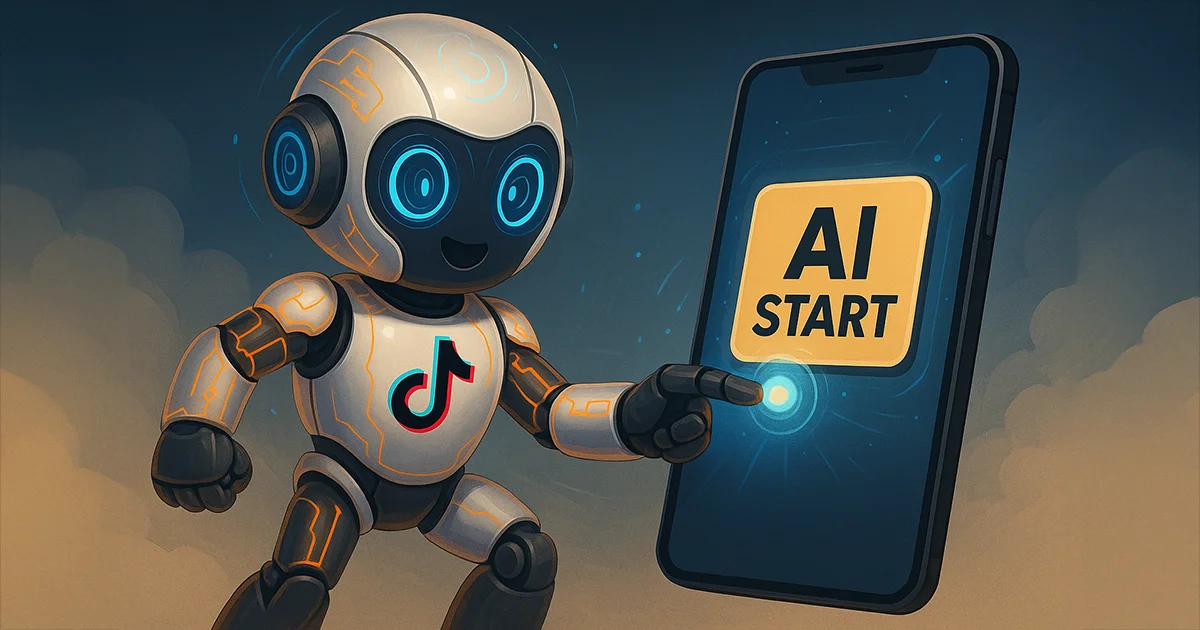 TikTok Roboter tanzt